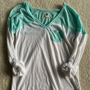 Roxy Baseball Quarter Sleeve Tee